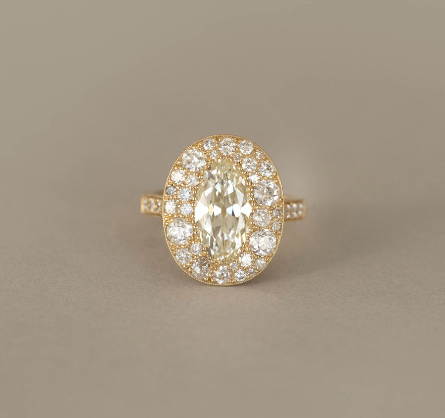 2.02 ct. 'Moval' Cut Diamond Ring