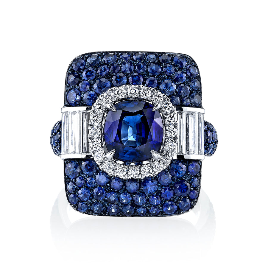 Unique Sapphire Ring 