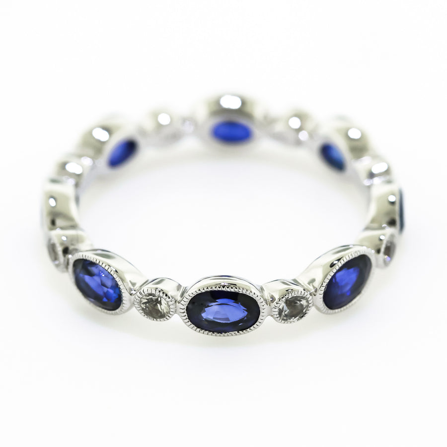 Sapphire Eternity Style Ring