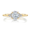Yellow Gold Oval Engagement Ring