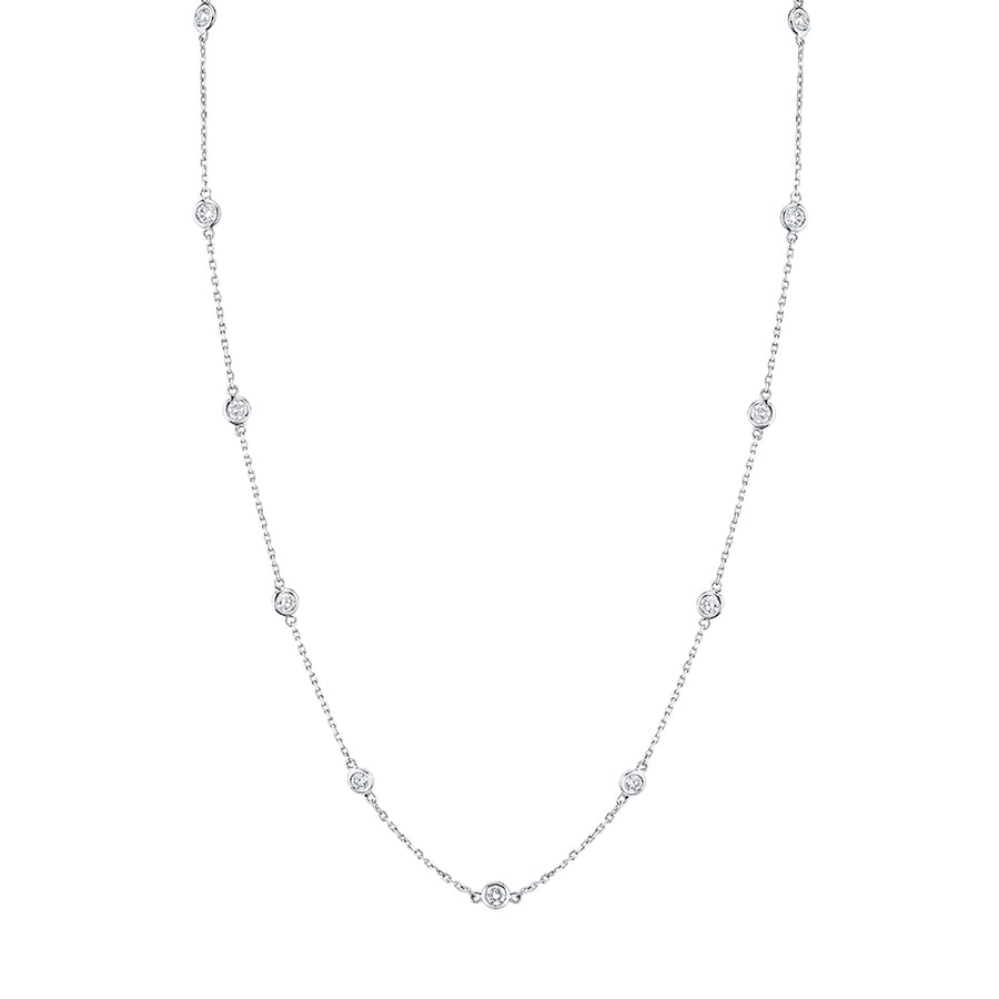 1.50 ct. diamond by yard necklace