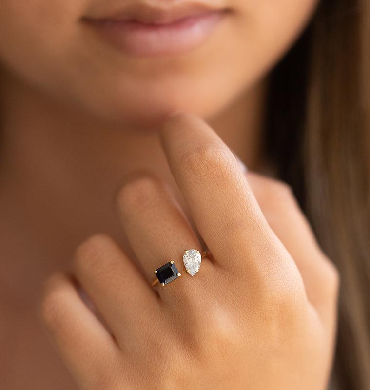 Toi et Moi Sapphire & Diamond Ring