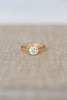 Old European Cut  Yellow Gold Solitaire