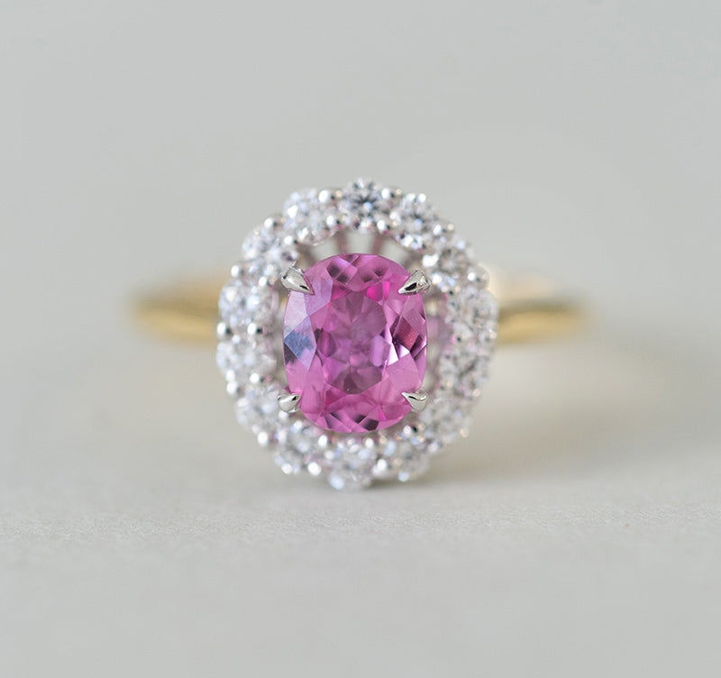 1.32 ct. Pink Sapphire Ring