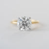 2.75 ct. old European Cut Yellow Gold Solitaire