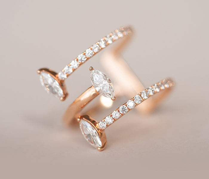 Multi Marquise Diamond Ring