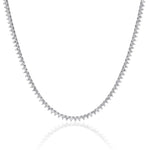 4.28ctw 3-Prong Diamond Tennis Necklace