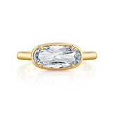 Natural 1.41ct Capsule Cut Diamond Ring
