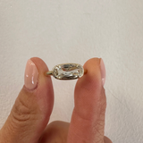 Natural 1.41ct Capsule Cut Diamond Ring