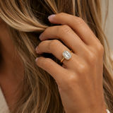 3.01ct. Lab Grown Antique Cushion Bezel Set