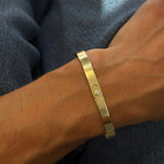 Flexible Gold Bangle Bracelet