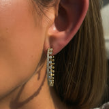 Tiara Diamond Hoops