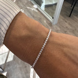 Luxe Slim Diamond Tennis Bracelet