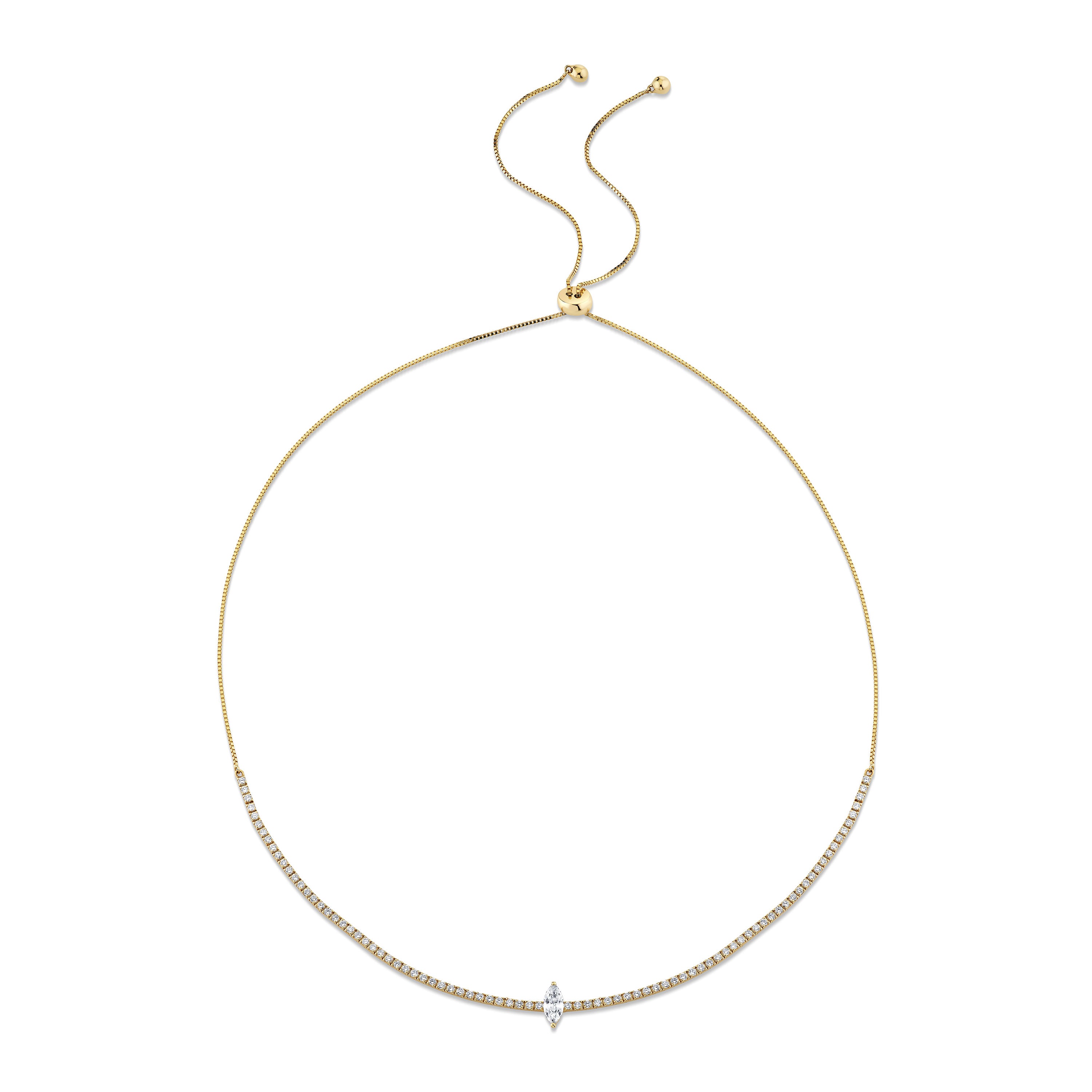 Diamond Tennis Necklace Choker