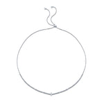 Modern Multi-Marquise Diamond Tennis Necklace