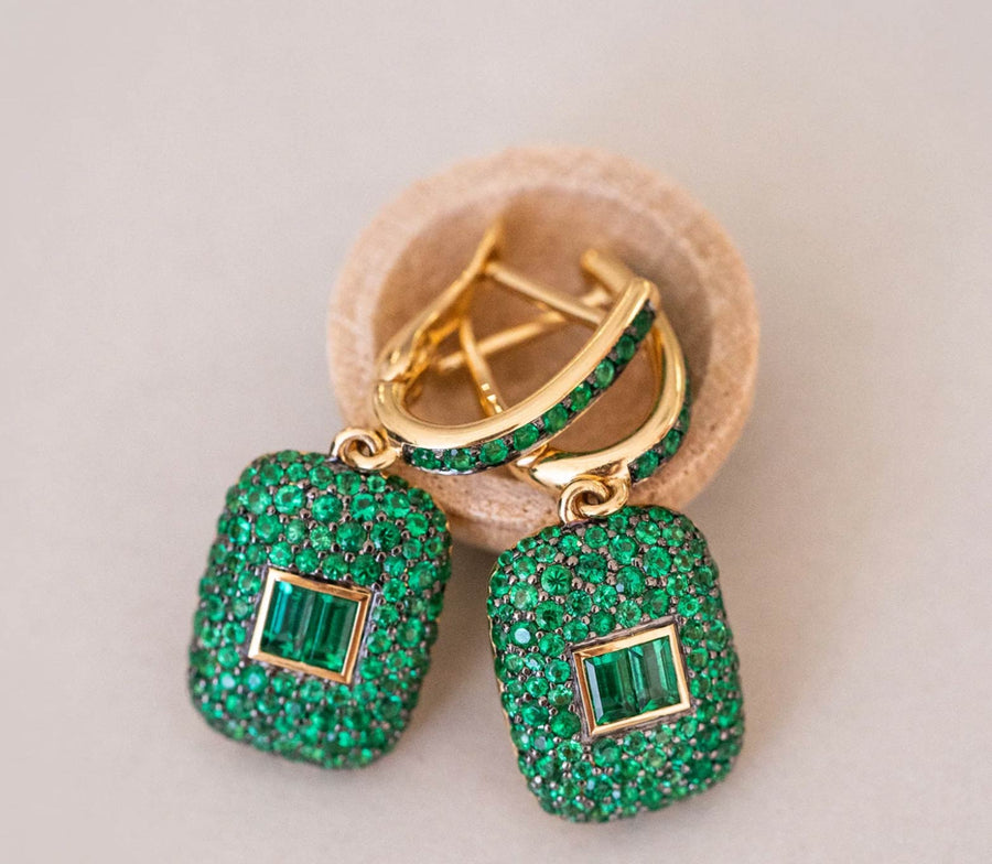 One-of-Kind Emerald Earrings