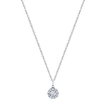 Textured Gold Diamond Pendant