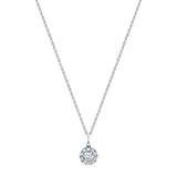 Textured Gold Diamond Pendant