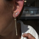 Diamond Stick Earrings