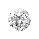Round diamond illustrating optimal light reflection and refraction