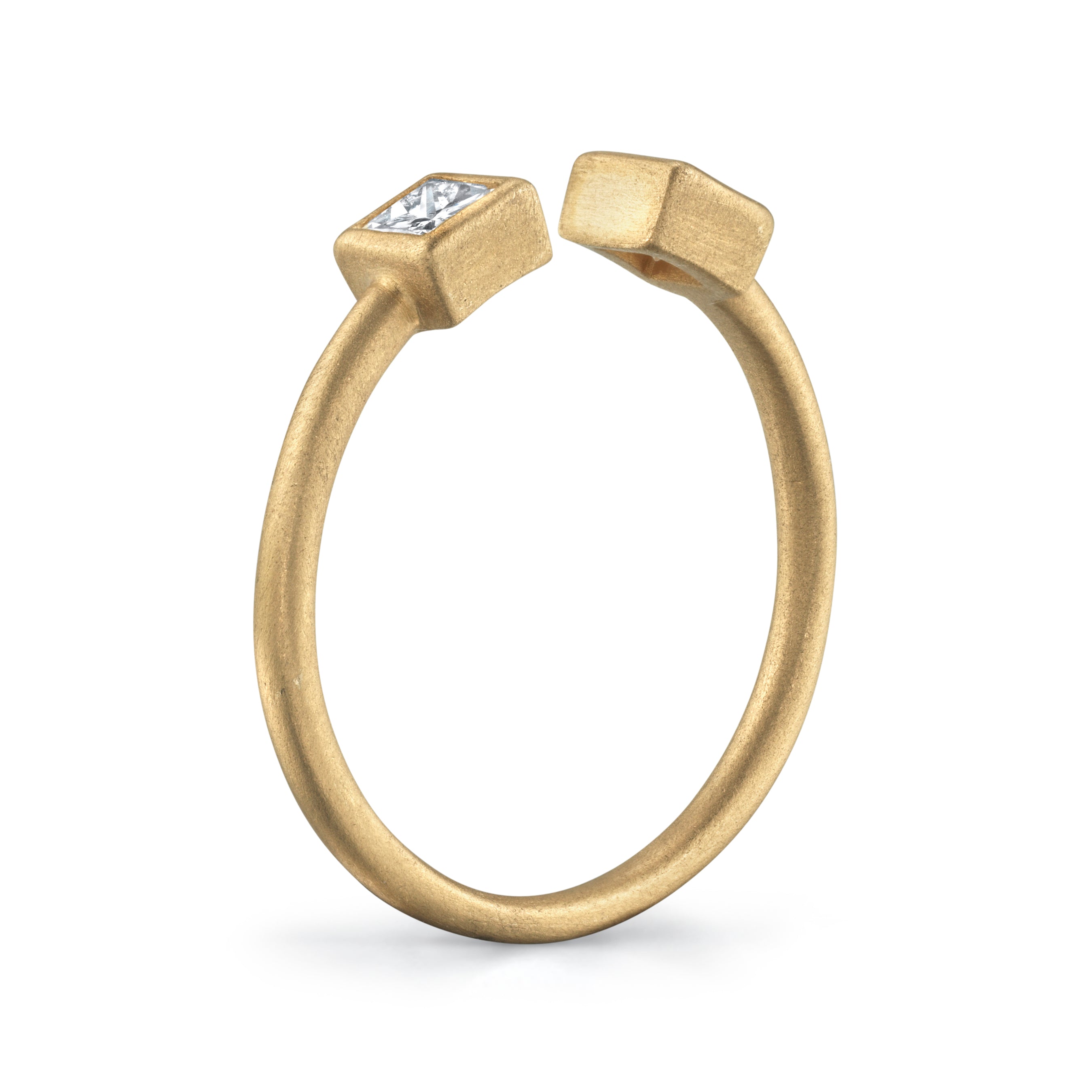 Princess Cut Stacking Ring – Harold Stevens