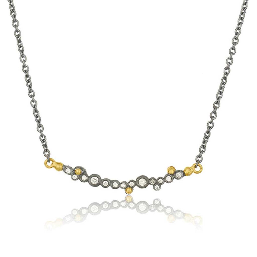Lika Behar Diamond Bar Necklace