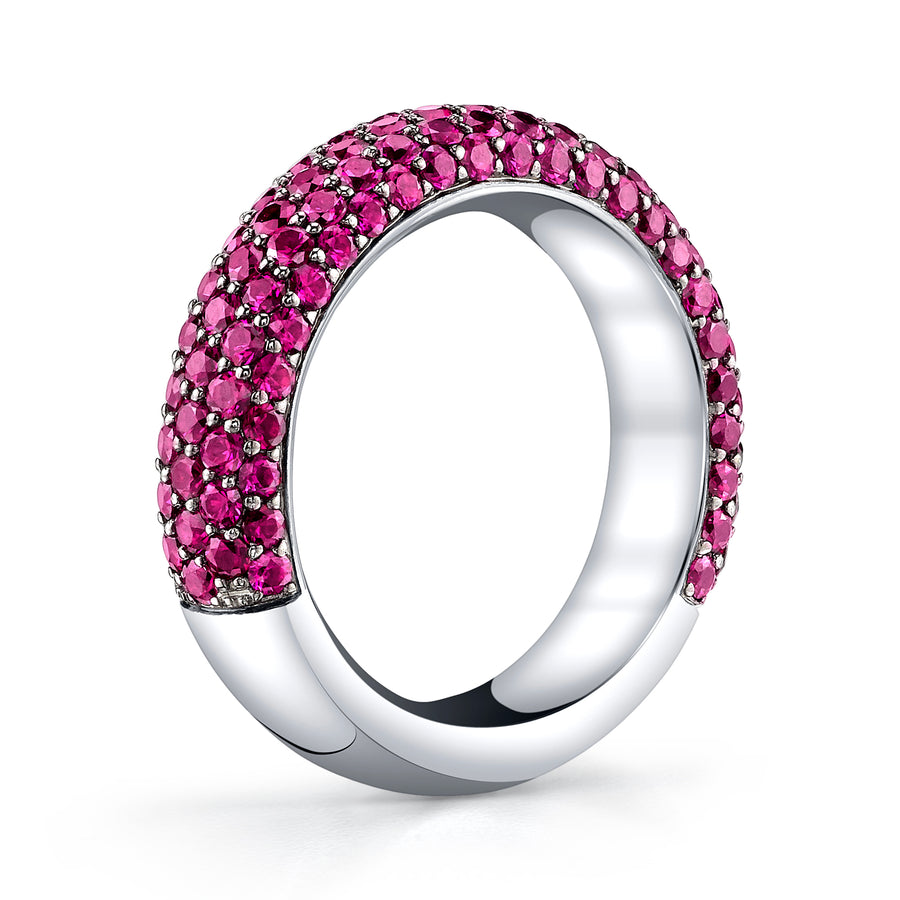 Pave Ruby Ring