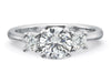 Platinum & White Gold Three-Stone Engagement Ring