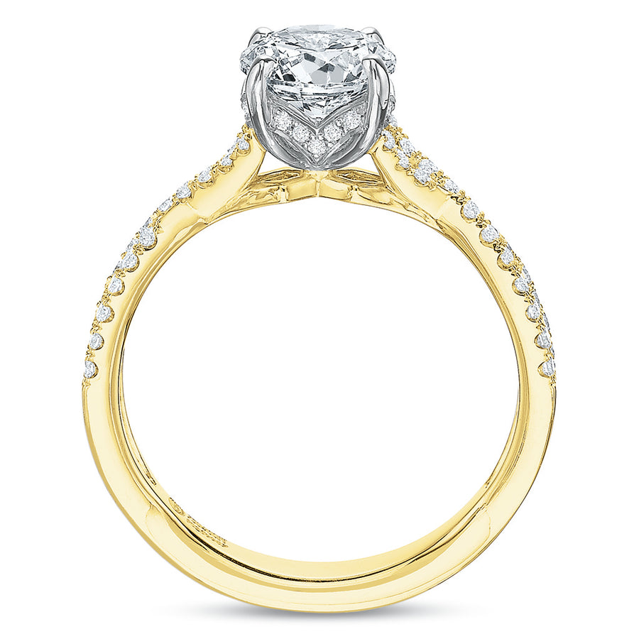 HS Exclusive 'Twist' Engagement Ring Setting
