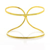 Majoral Satin Textured Yellow Gold Bracelet