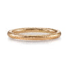 Textured 2mm Rose Gold Wedding Band by Single Stone