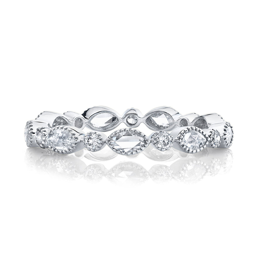 White Gold Stackable Rings
