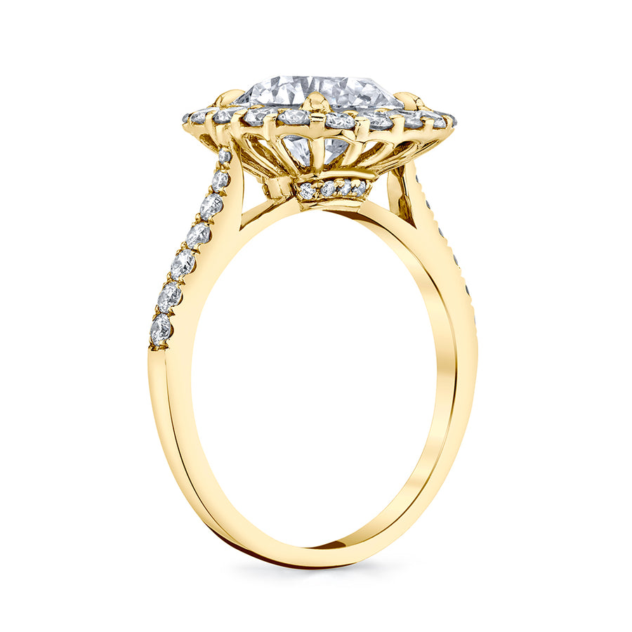 Halo Diamond Engagement Ring Setting
