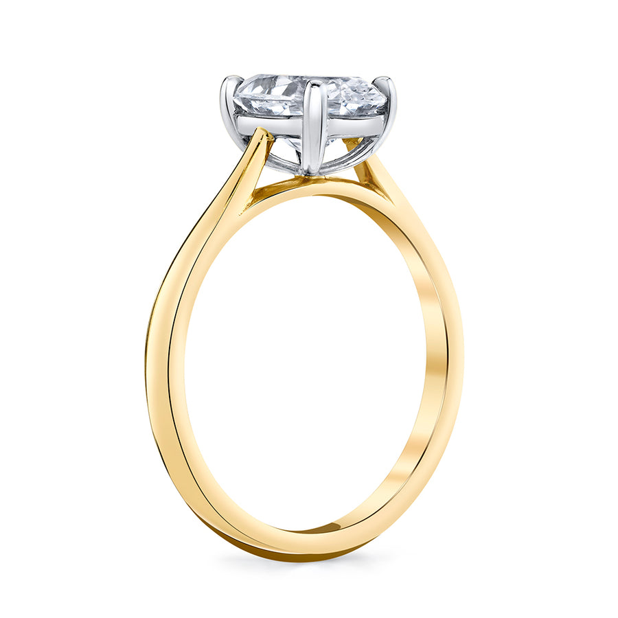 Oval Diamond Solitaire Setting