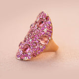 Pink Sapphire & Tourmaline Ring
