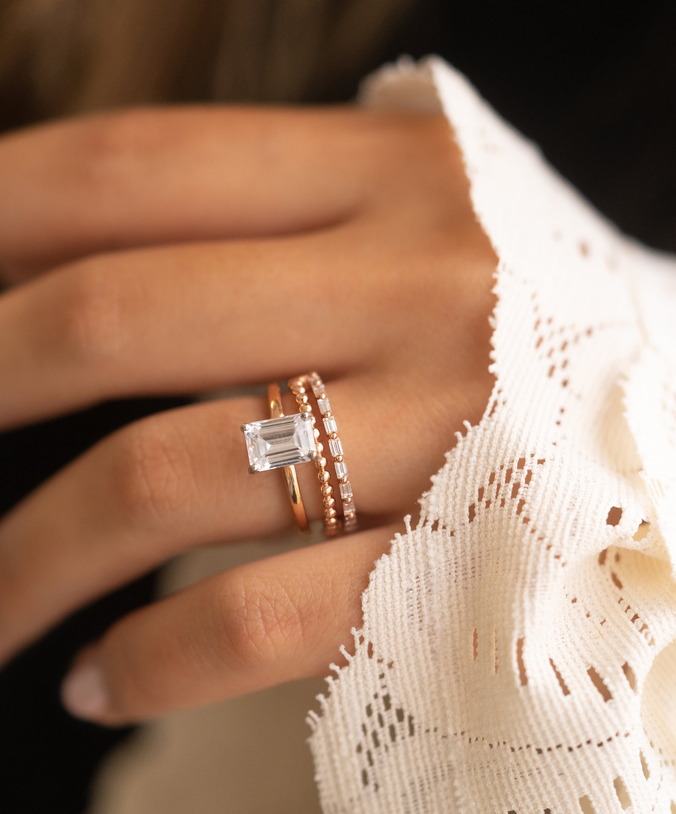 'Island Ave' Single Stacker - Stackable Rings – Harold Stevens
