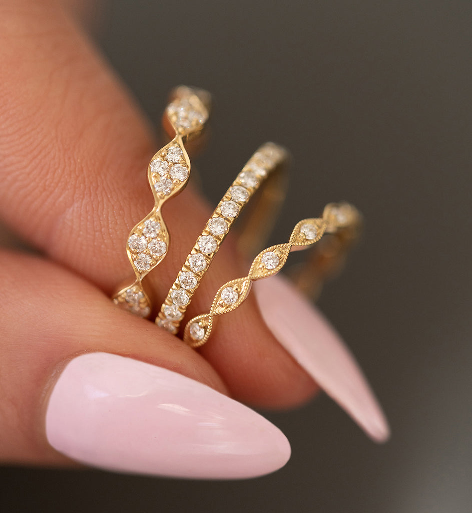 'Broadway St.' Ring Stack - Stackable Ring Collection by Harold Stevens