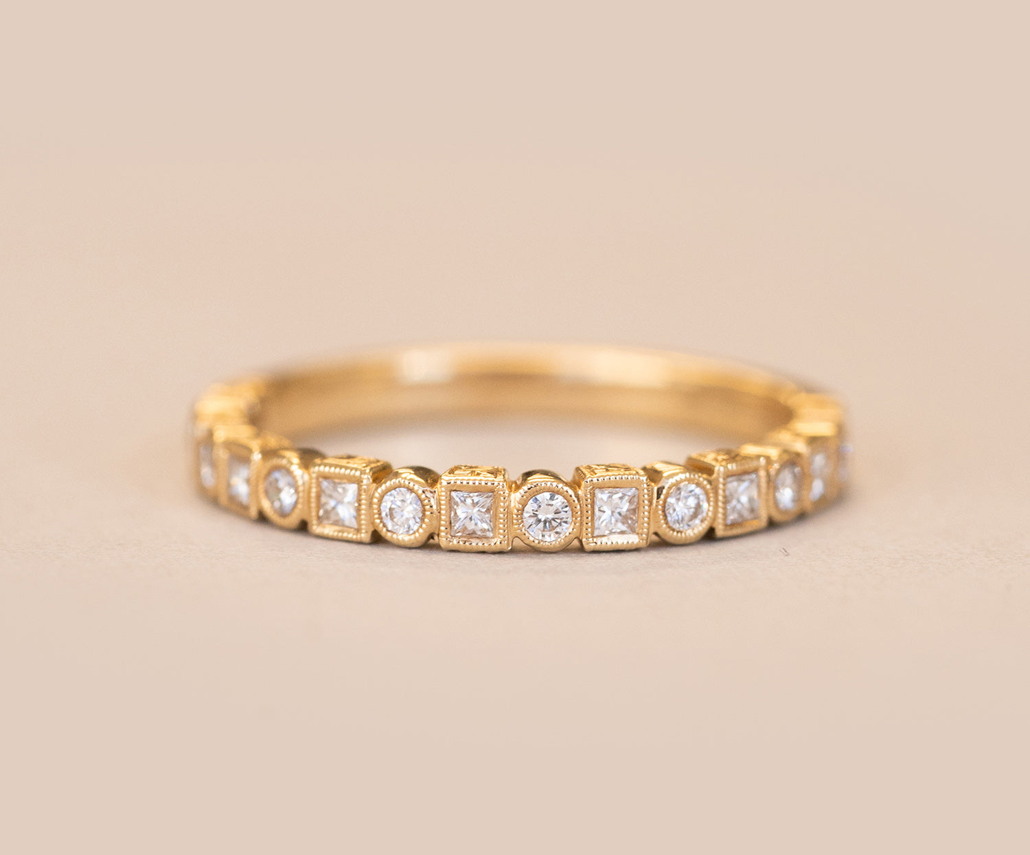 Perfect Yellow Gold Stacking Ring - Harold Stevens Jewelers