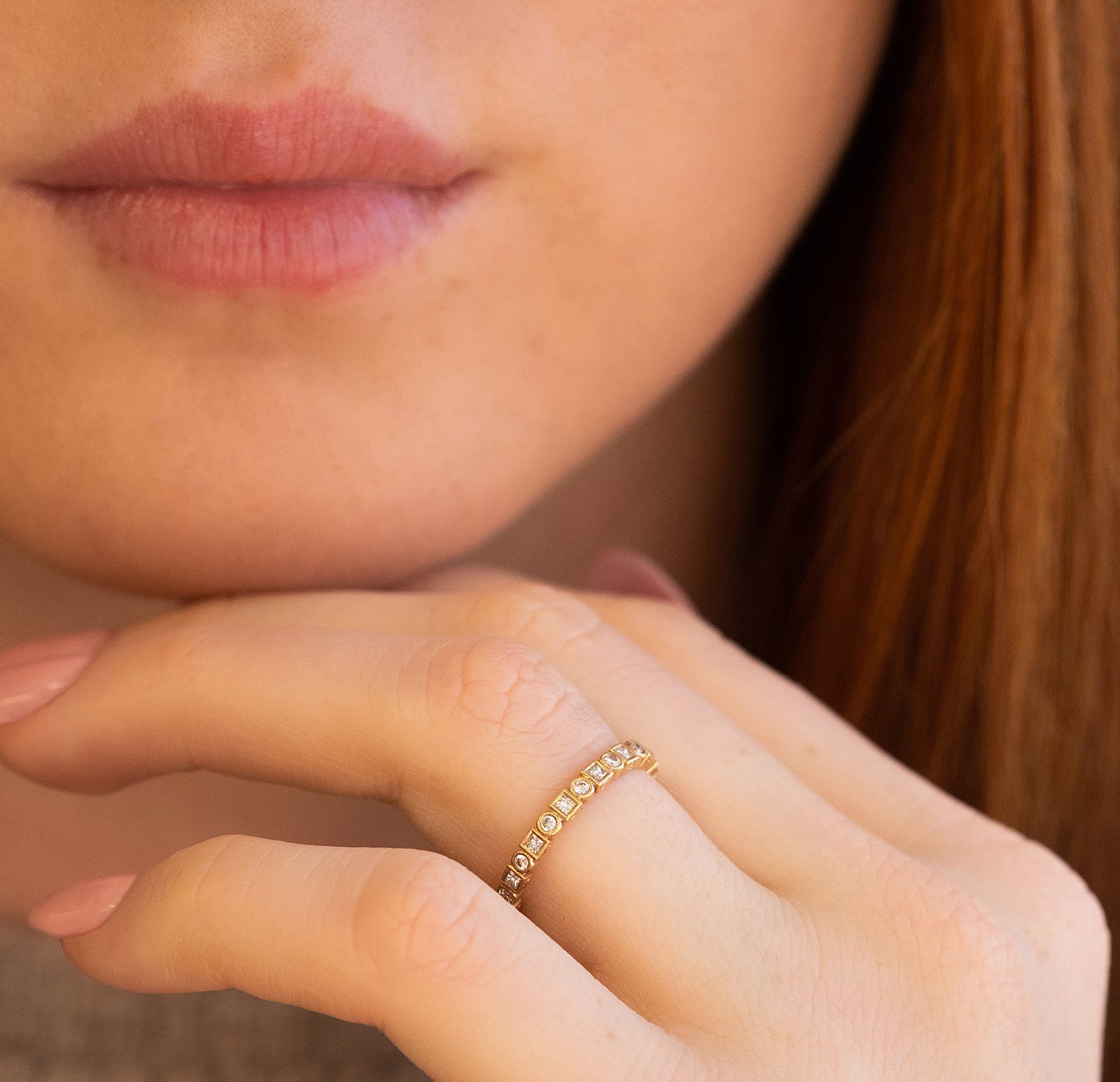 Perfect Yellow Gold Stacking Ring - Harold Stevens Jewelers