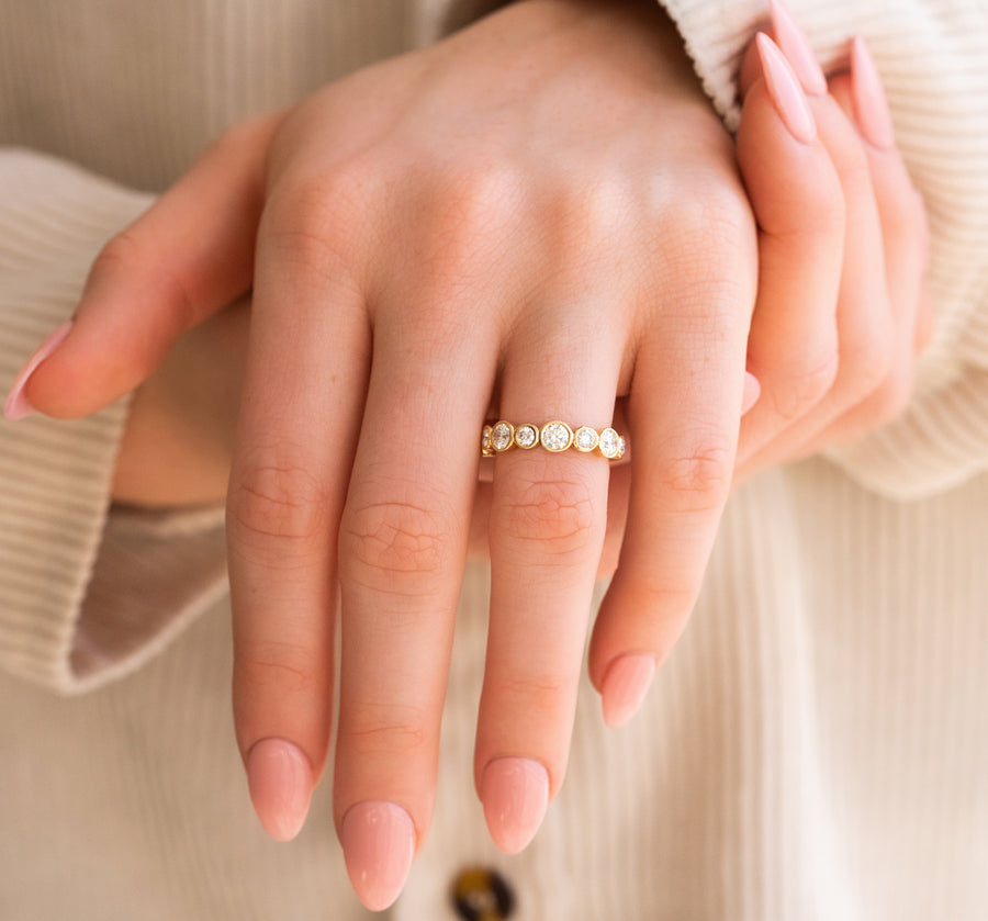 Midi Finger Diamond Ring
