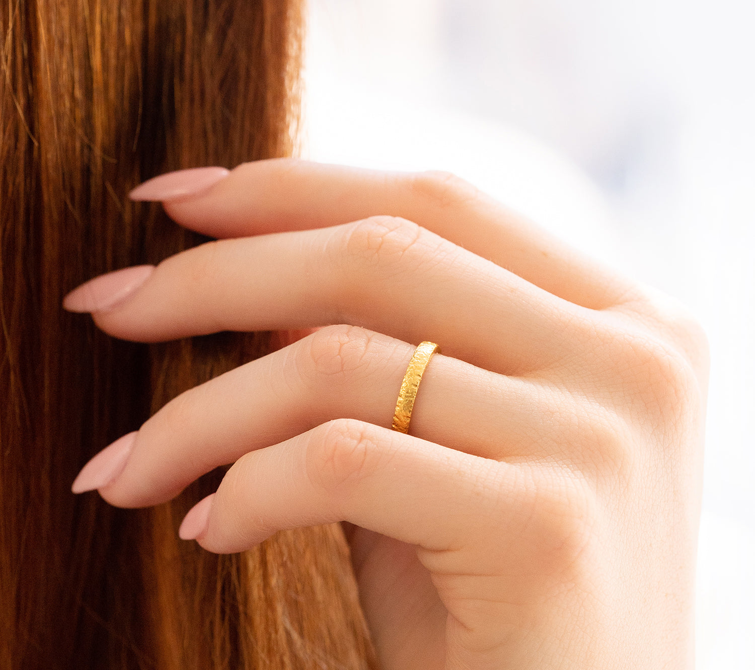 Simple Gold Rings For Women Designs