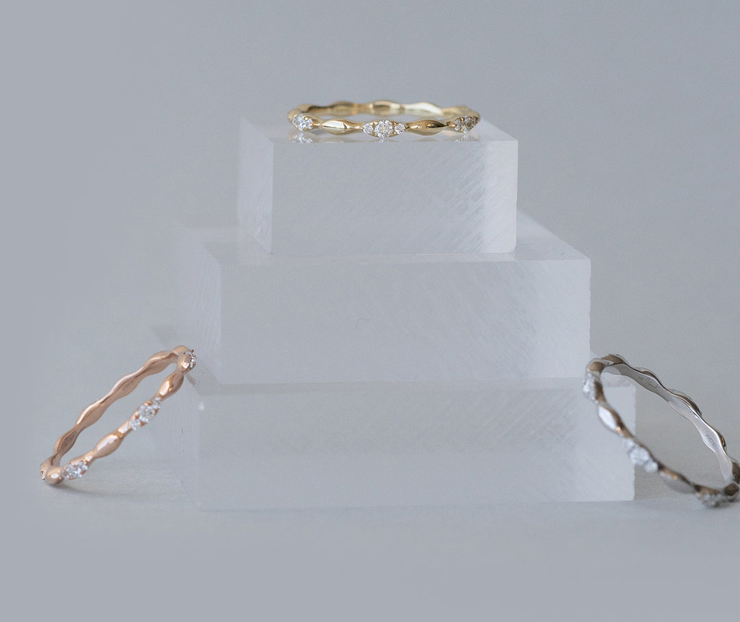 'Tiny Trio' Ring Stack – Harold Stevens