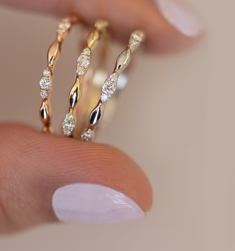 'Tiny Trio' Ring Stack – Harold Stevens