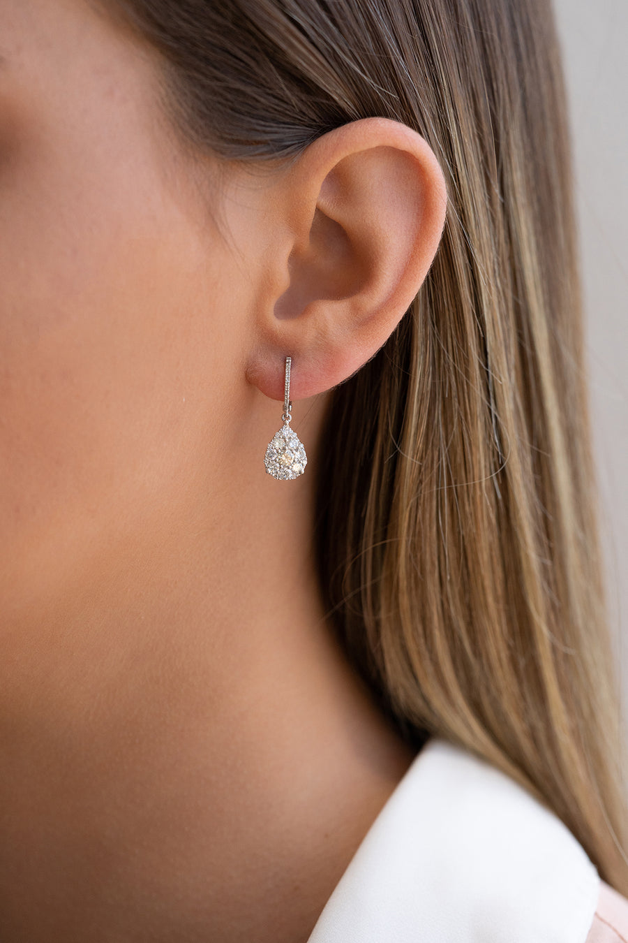 Popular Teardrop Diamond Earrings – Harold Stevens