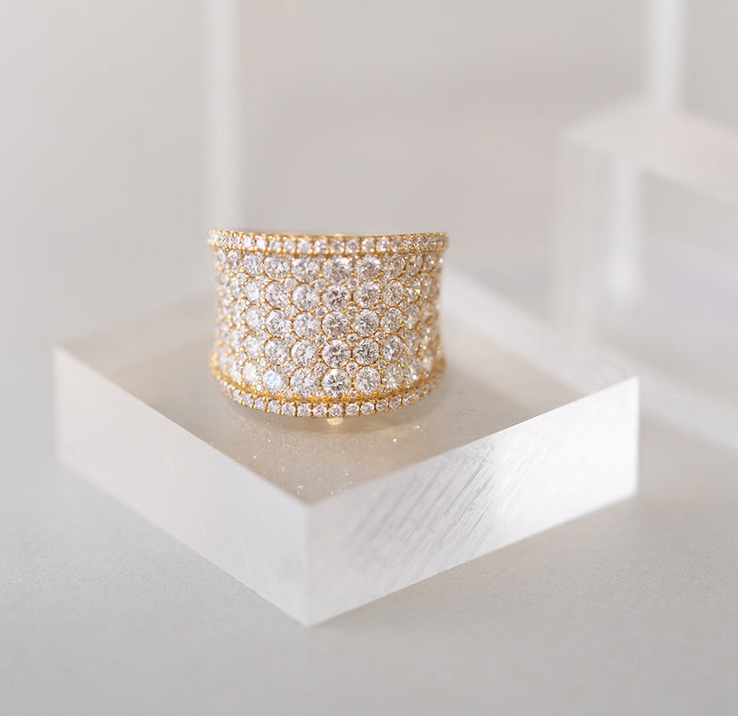 Pave Diamond Ring