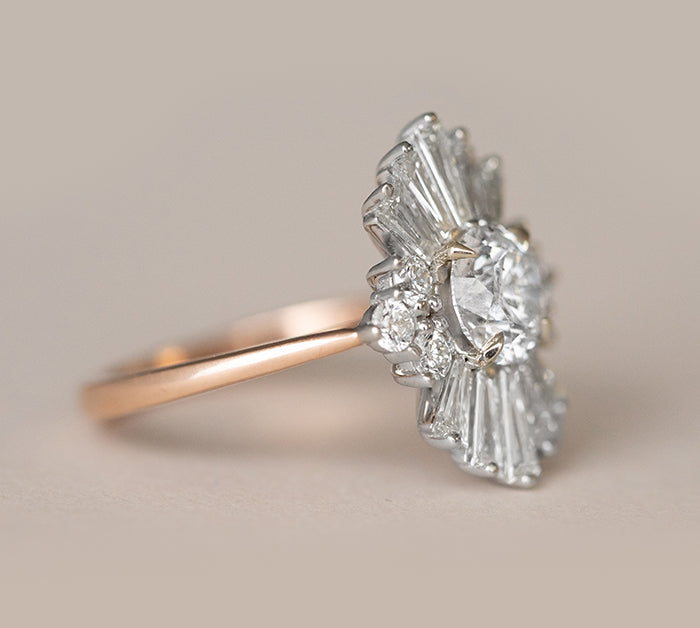 Black Diamond Moissanite Engagement ring Classic Vintage Style 1.25 Ca –  agemz