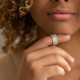 Ultra Long Baguette Diamond Band