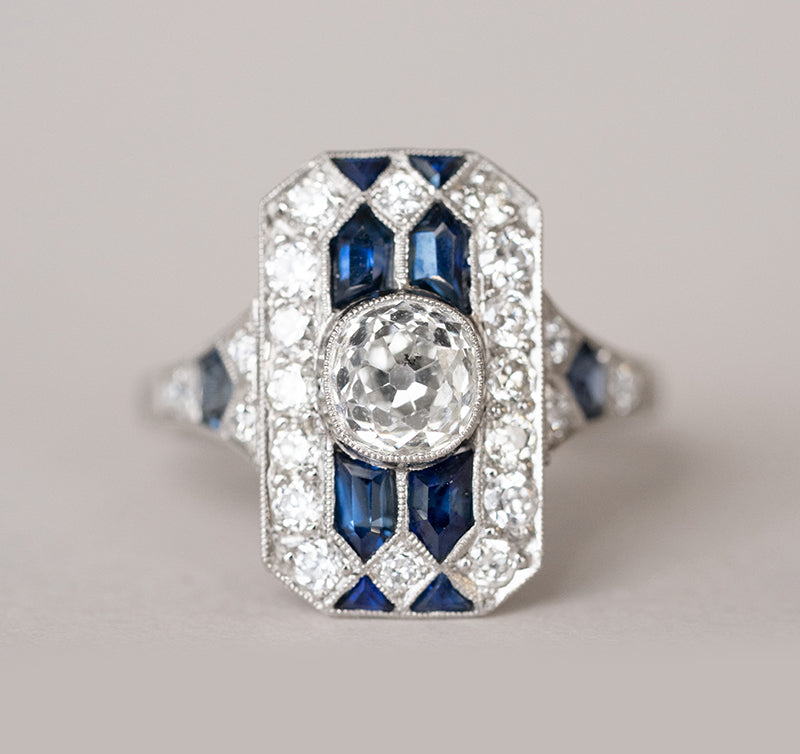 4.60 cttw. Art Deco Inspired Ring