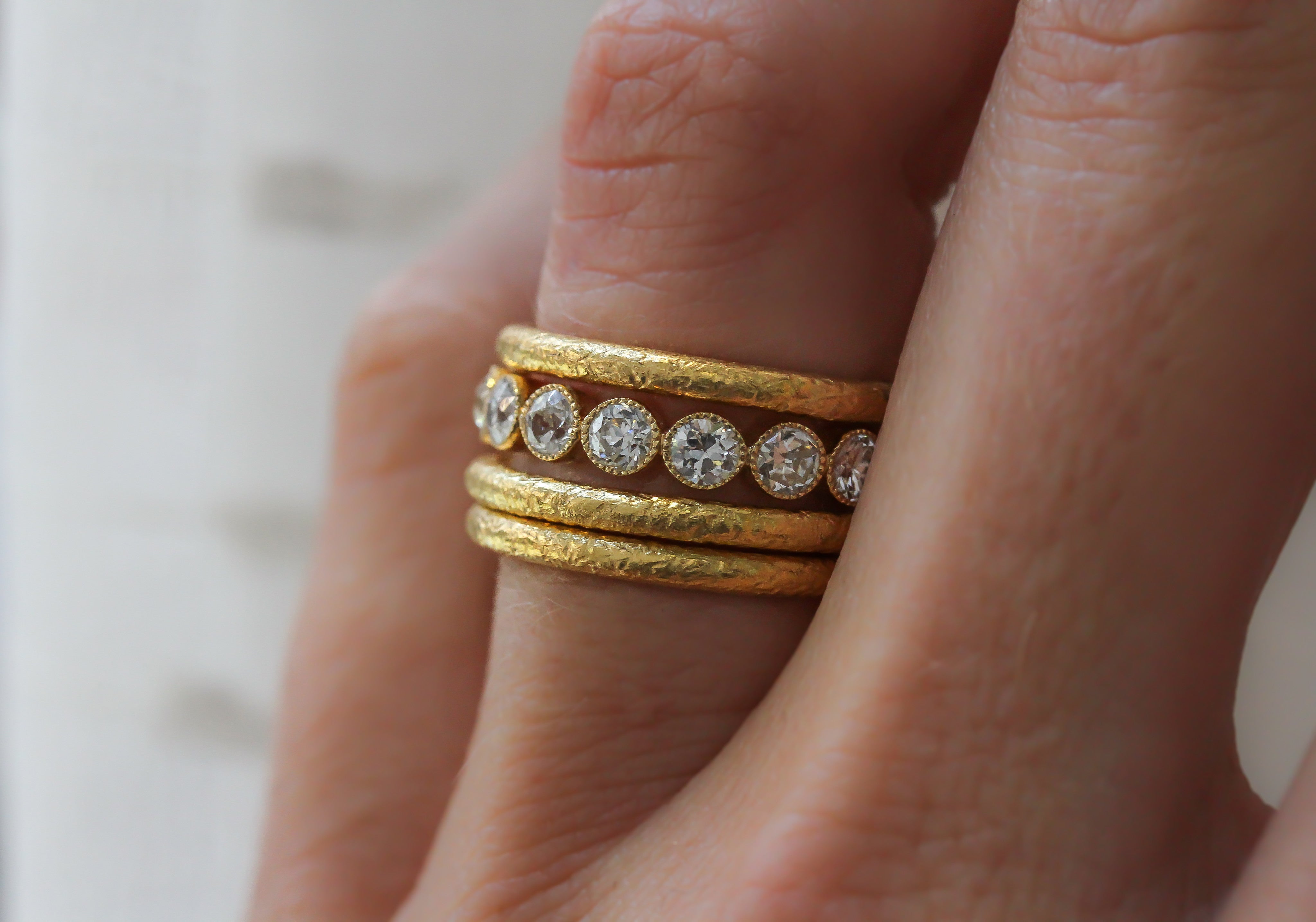 Stackable Rings 'Market St.' Ring Stack by Harold Stevens