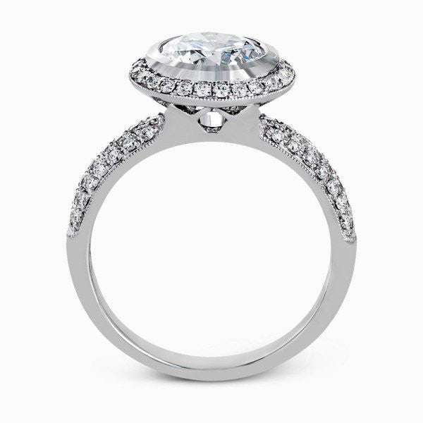 Simon G. Halo Engagement Ring